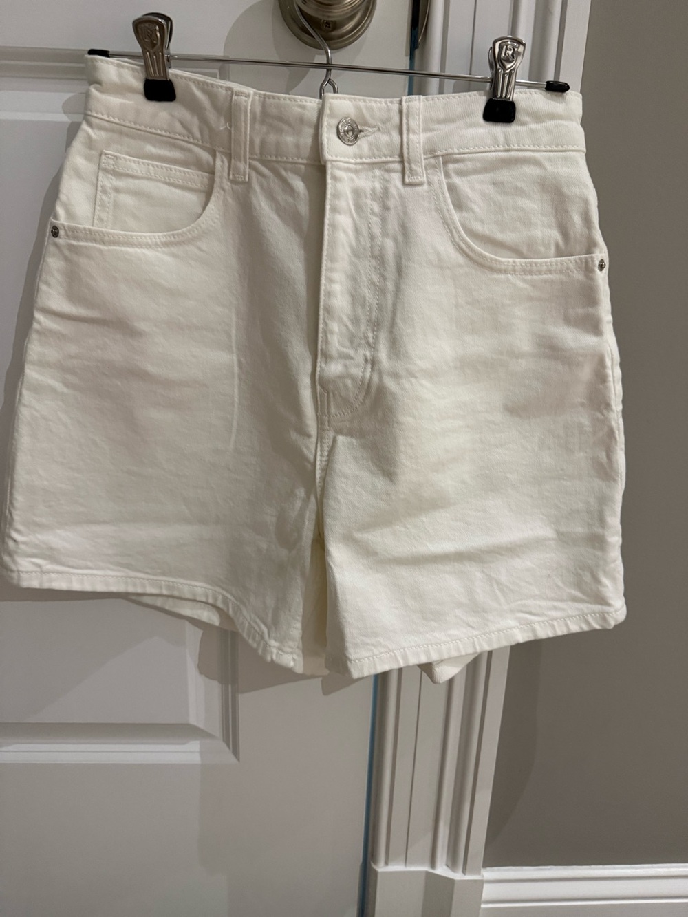 Zara Mom-fit Denim Shorts